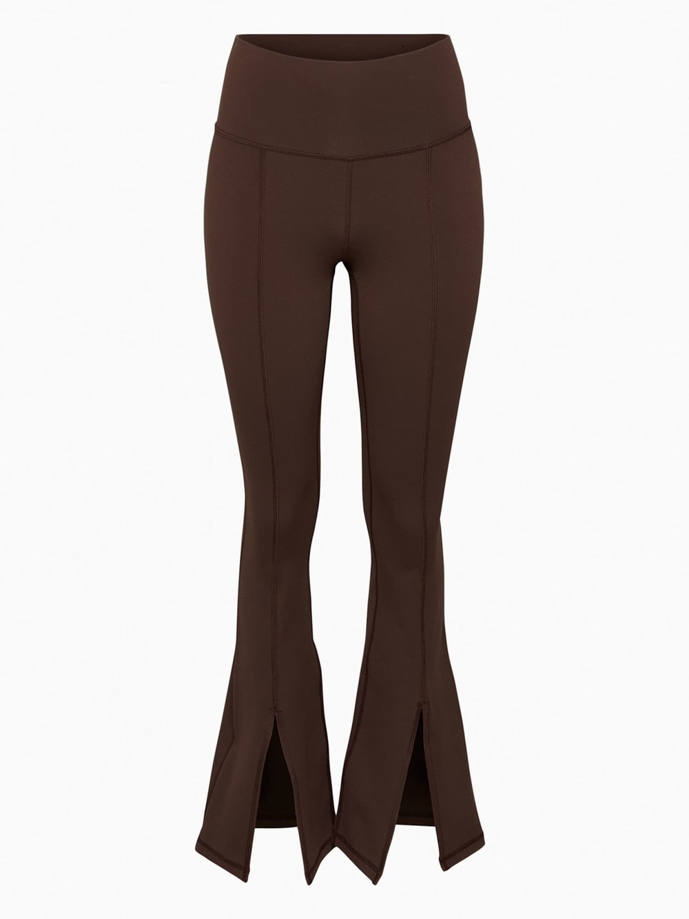 Artizia TNA 2x Women’s High-Waist Brown Flared Split-Hem Pants